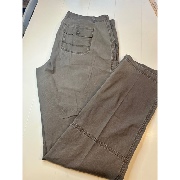 Eddie Bauer Pants - Eddie Bauer Ripstop Pants Womens 14T‎ Grey Good Utility Gorpcore 22307912